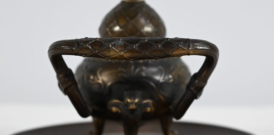 Encrier à l'Étrusque en Bronze par F. Barbedienne - 2ème partie XIXe – Image 11