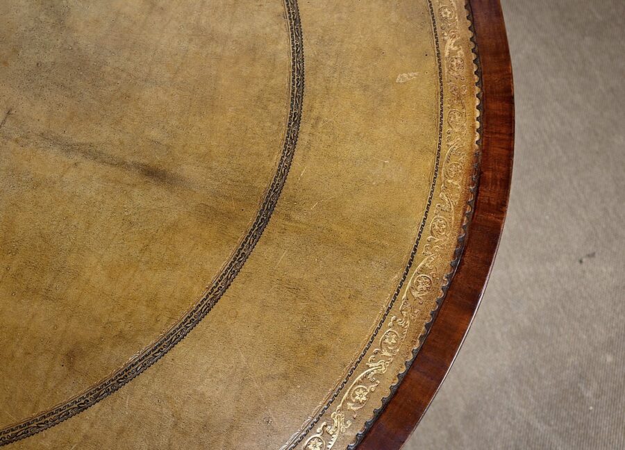 Table Tambour Tournante en Acajou, style Regency, Angleterre – 2ème moitié XIXe – Image 6