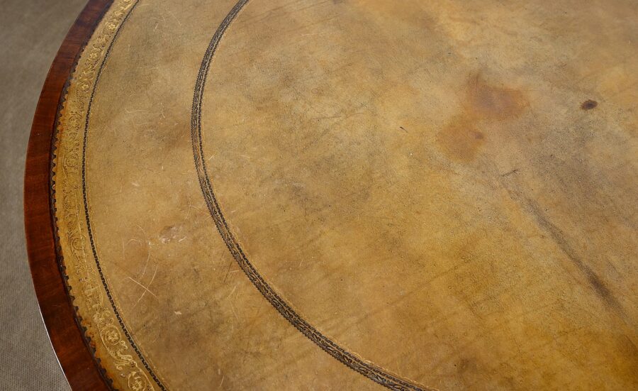 Table Tambour Tournante en Acajou, style Regency, Angleterre – 2ème moitié XIXe – Image 7
