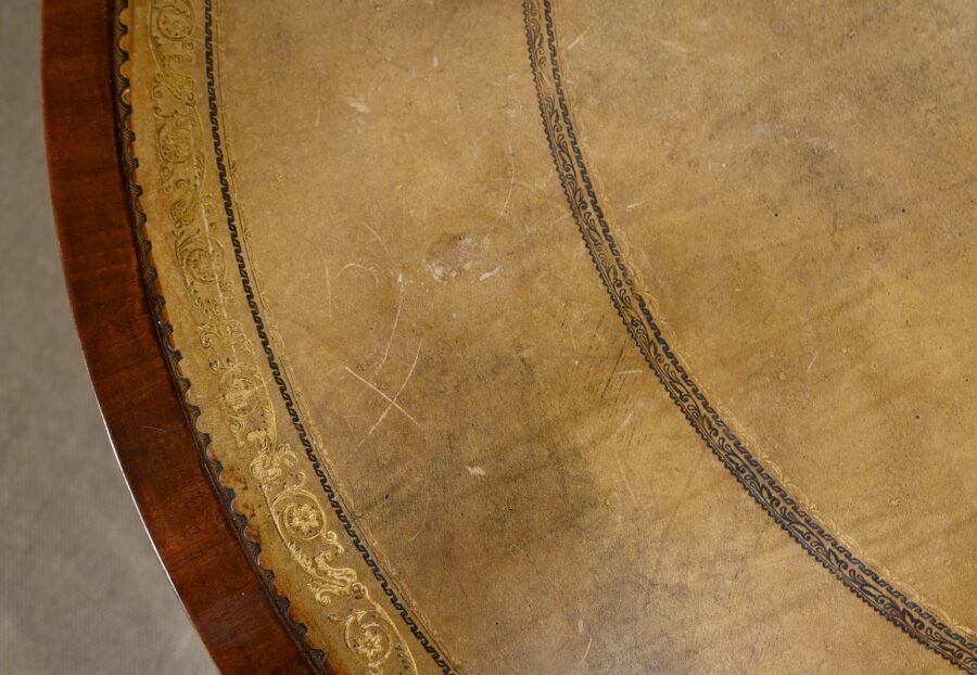 Table Tambour Tournante en Acajou, style Regency, Angleterre – 2ème moitié XIXe – Image 8