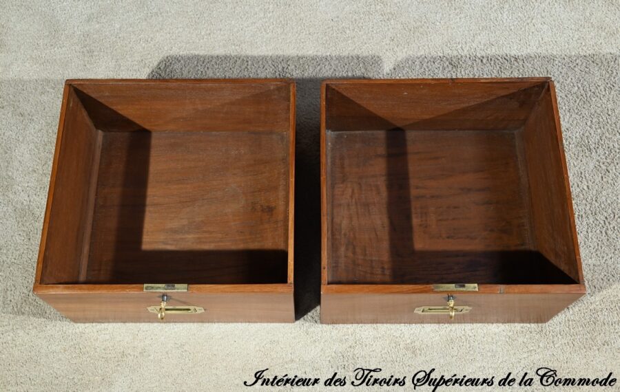 Commode Vitrine en Teck – Fin XIXe – Image 25