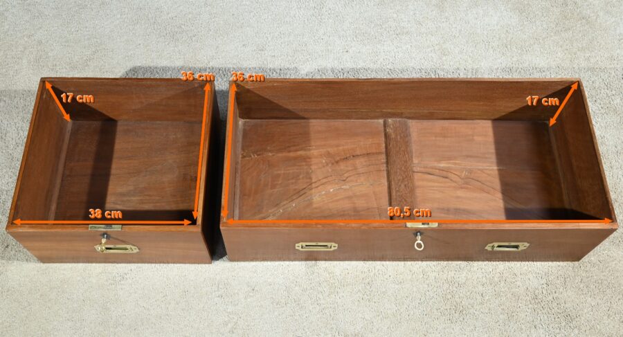 Commode Vitrine en Teck – Fin XIXe – Image 41