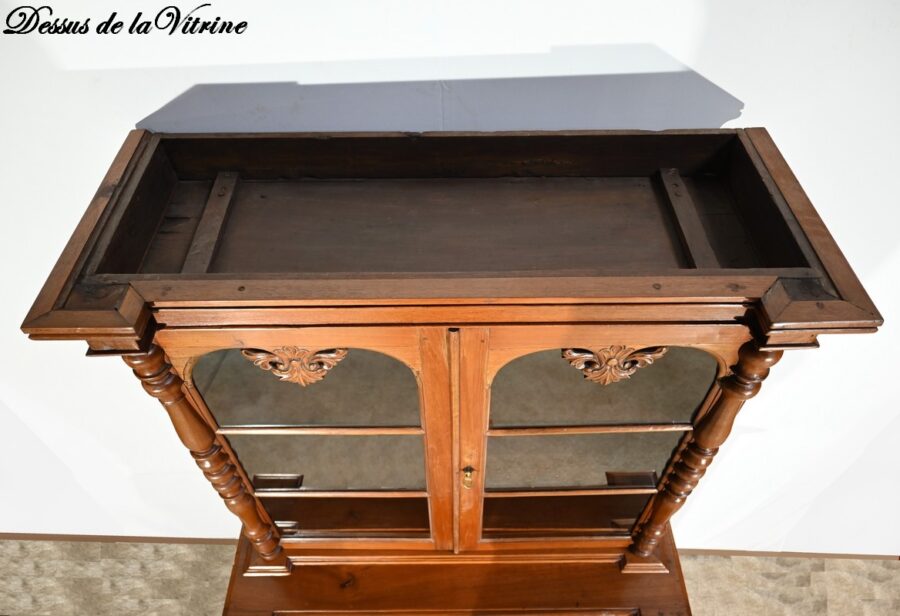 Commode Vitrine en Teck – Fin XIXe – Image 44