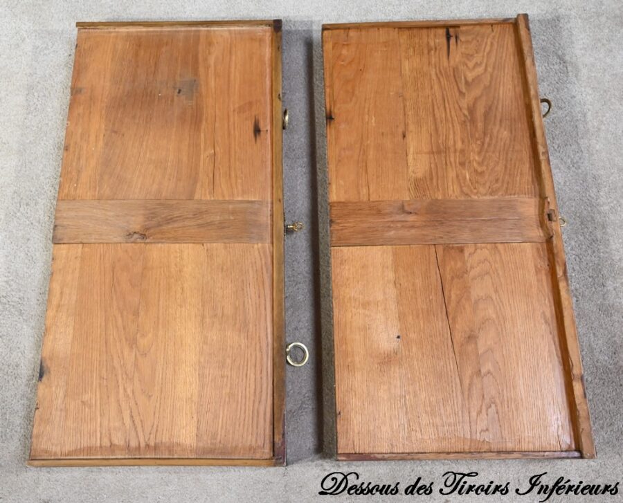 Exceptionnel Bureau Cylindre Vitrine en Bois Précieux – Fin XVIIIe – Image 28