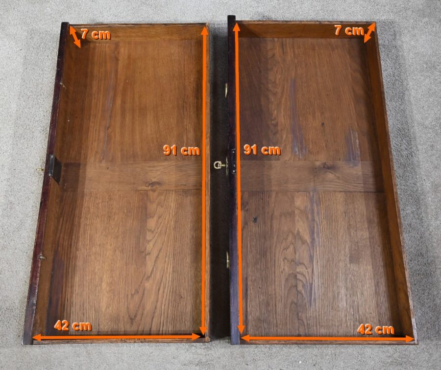 Exceptionnel Bureau Cylindre Vitrine en Bois Précieux – Fin XVIIIe – Image 33