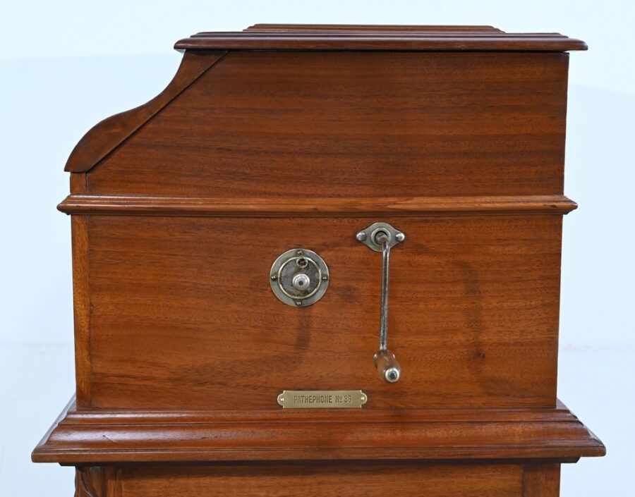 Gramophone « Pathéphone N°36 » en Acajou – 1914 – Image 21