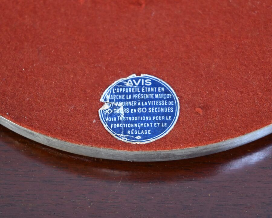 Gramophone « Pathéphone N°36 » en Acajou – 1914 – Image 31
