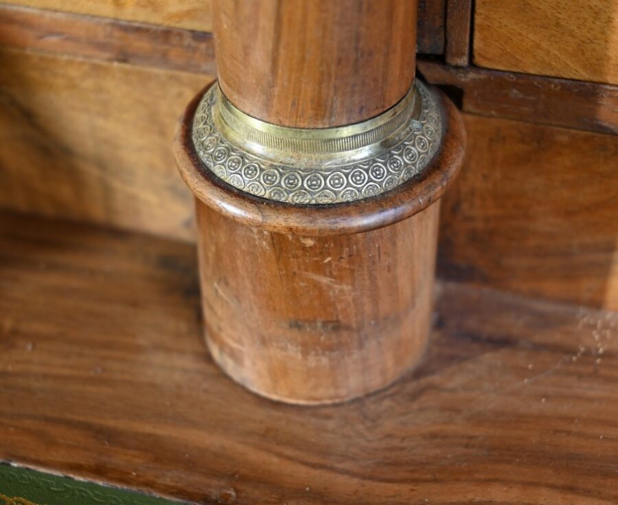 Important Bureau Cylindre de Propriété en Noyer, époque Directoire – Début XIXe – Image 42
