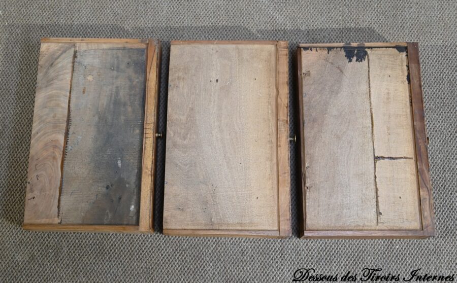 Important Bureau Cylindre de Propriété en Noyer, époque Directoire – Début XIXe – Image 50