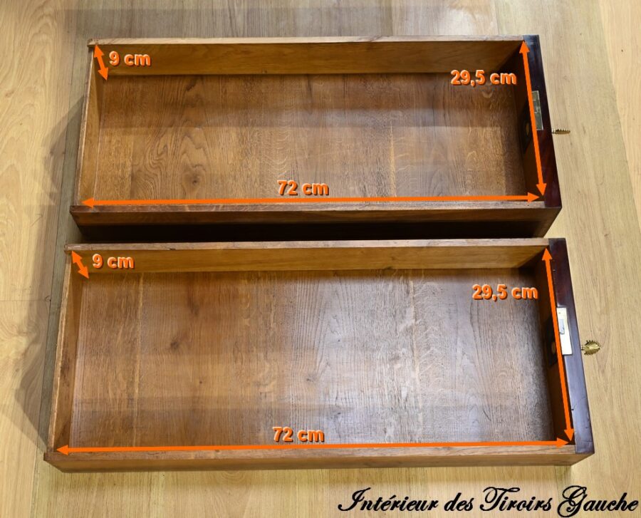 Important Bureau de Propriété en Ronce d’Acajou, époque Restauration – Début XIXe – Image 34