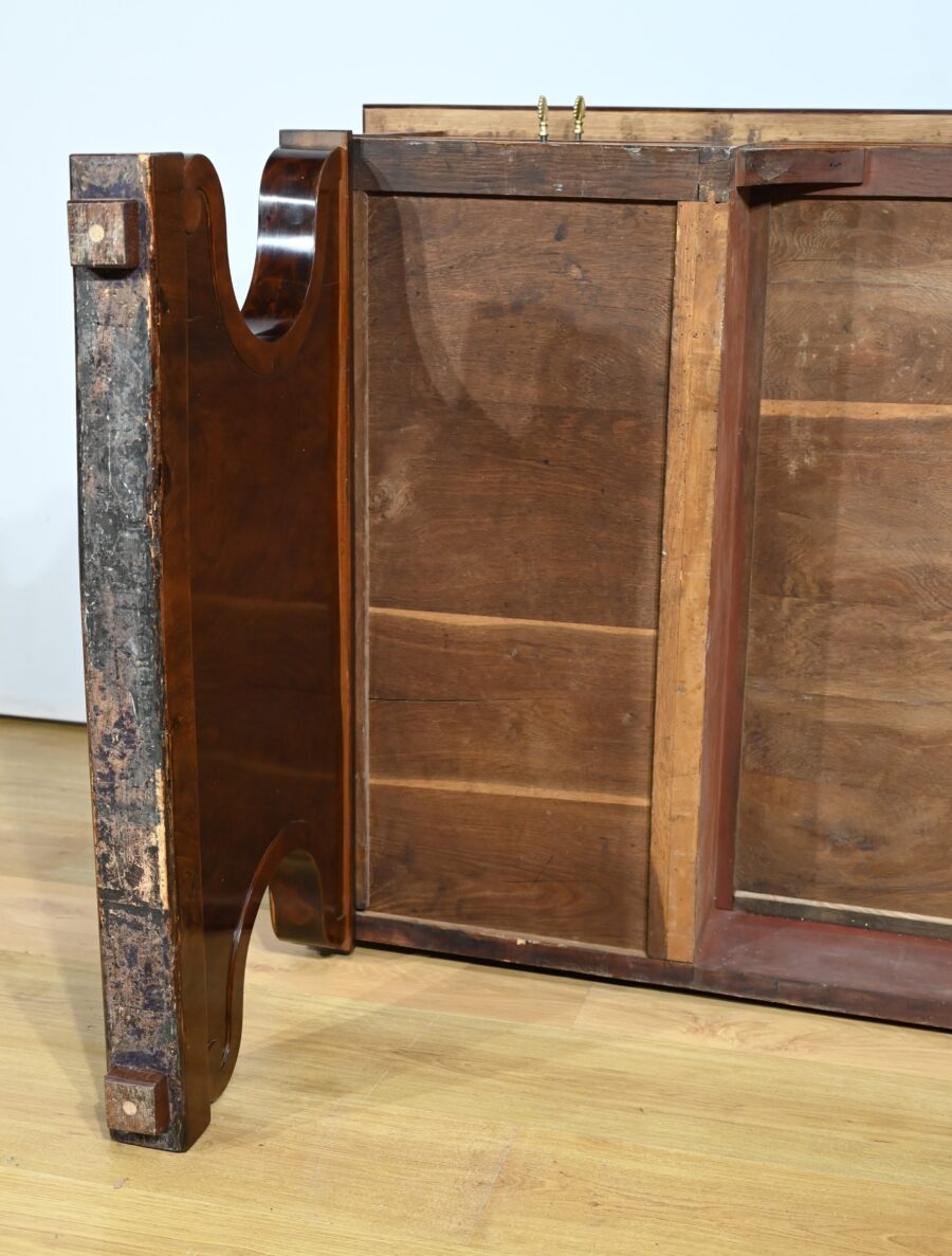 Important Bureau de Propriété en Ronce d’Acajou, époque Restauration – Début XIXe – Image 38