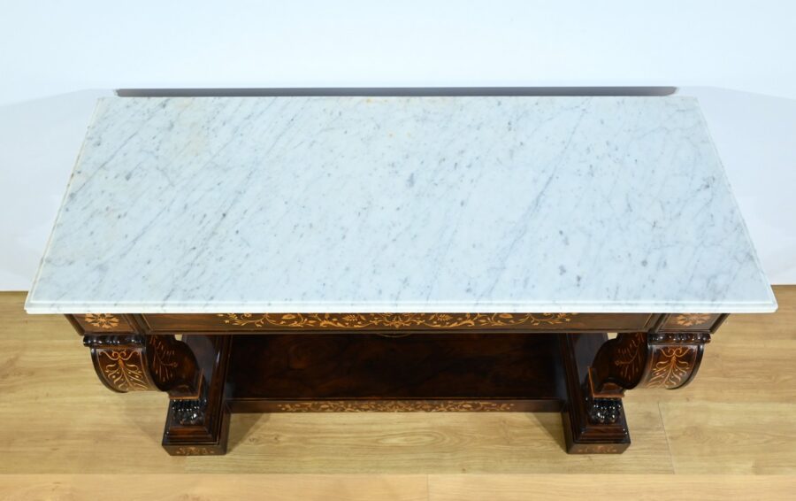 Importante Console de Prestige en Palissandre, époque Charles X – Début XIXe – Image 6