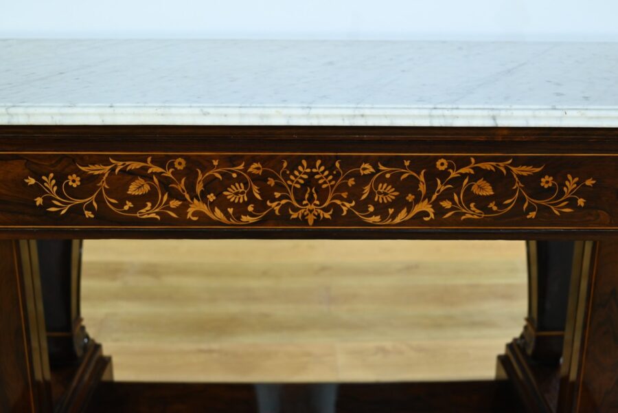 Importante Console de Prestige en Palissandre, époque Charles X – Début XIXe – Image 10