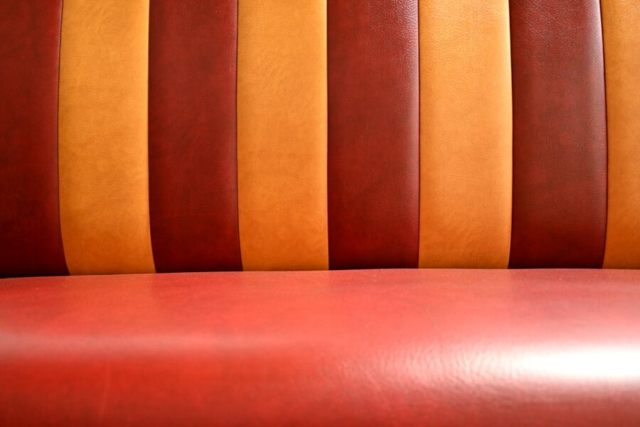 Paire de Banquette de Bistrot en Simili Cuir – 1970 – Image 11