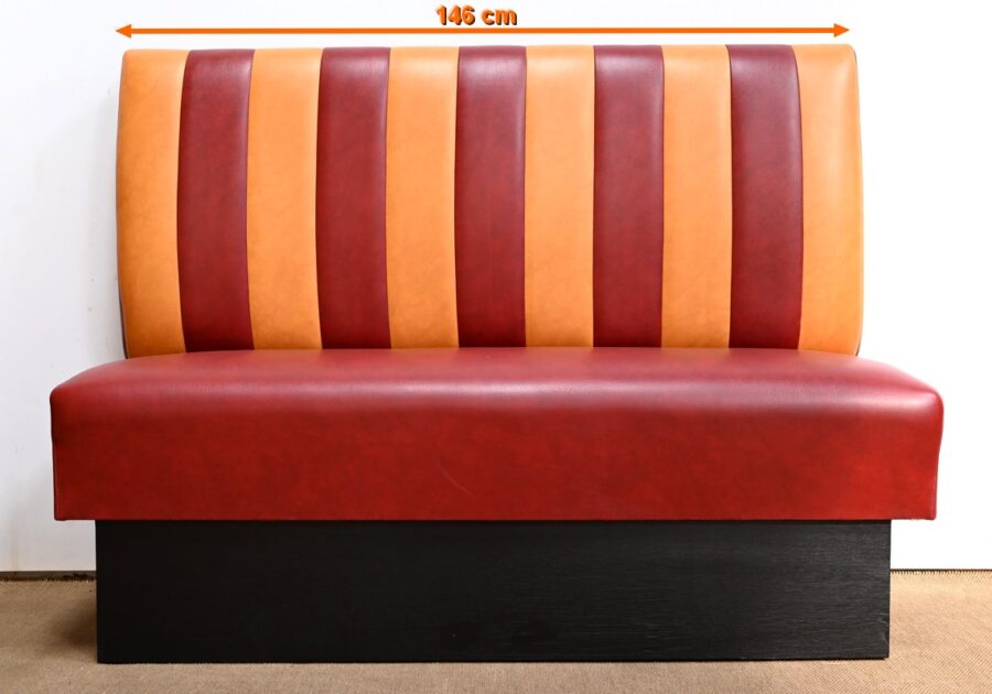 Paire de Banquette de Bistrot en Simili Cuir – 1970 – Image 21