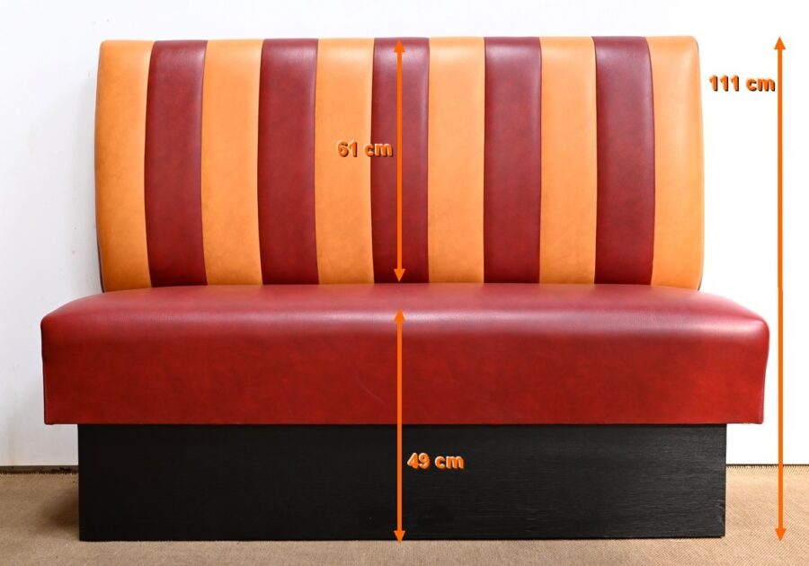 Paire de Banquette de Bistrot en Simili Cuir – 1970 – Image 22