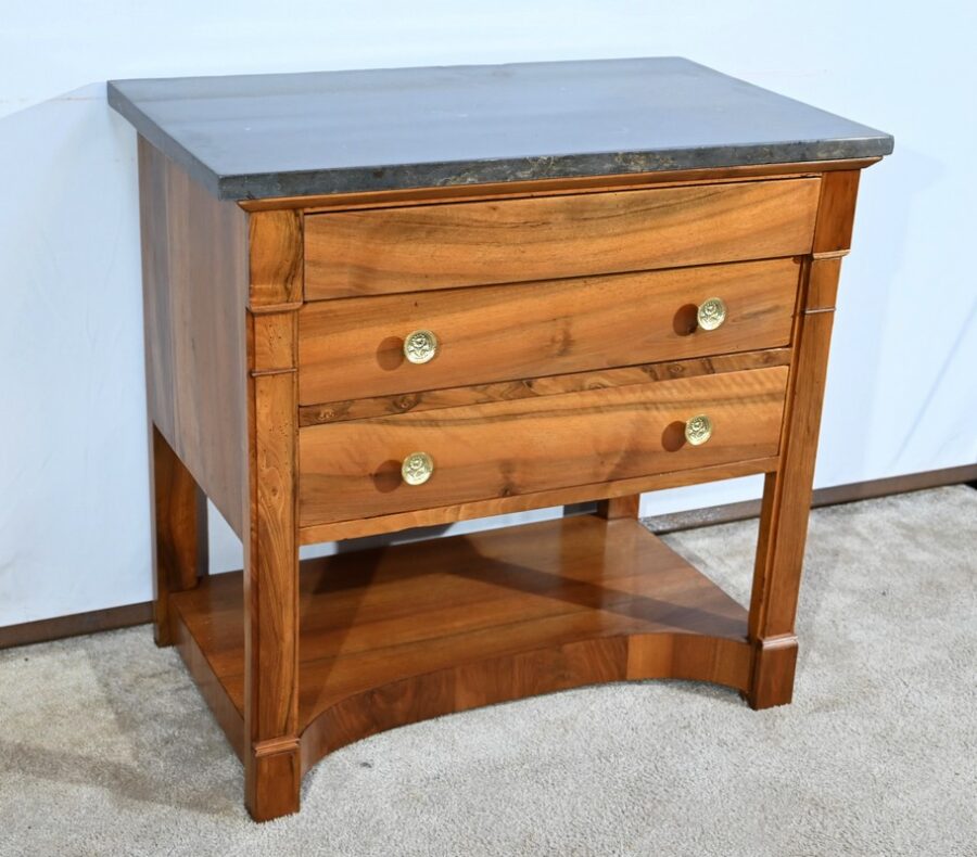 Petite Commode Chiffonnière de Propriété en Noyer, époque Directoire – Début XIXe – Image 3
