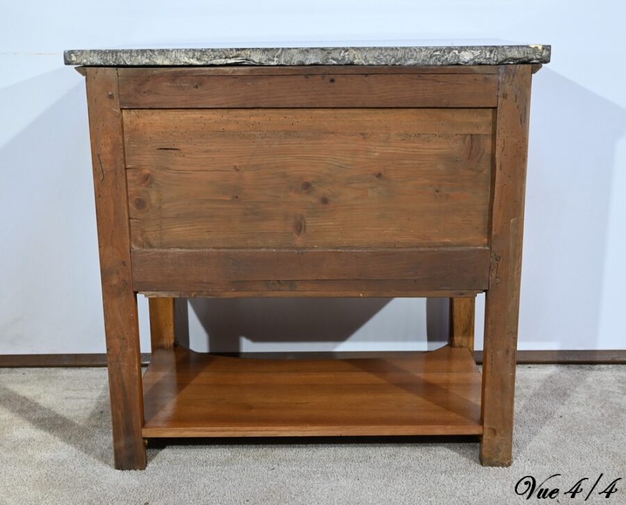 Petite Commode Chiffonnière de Propriété en Noyer, époque Directoire – Début XIXe – Image 28