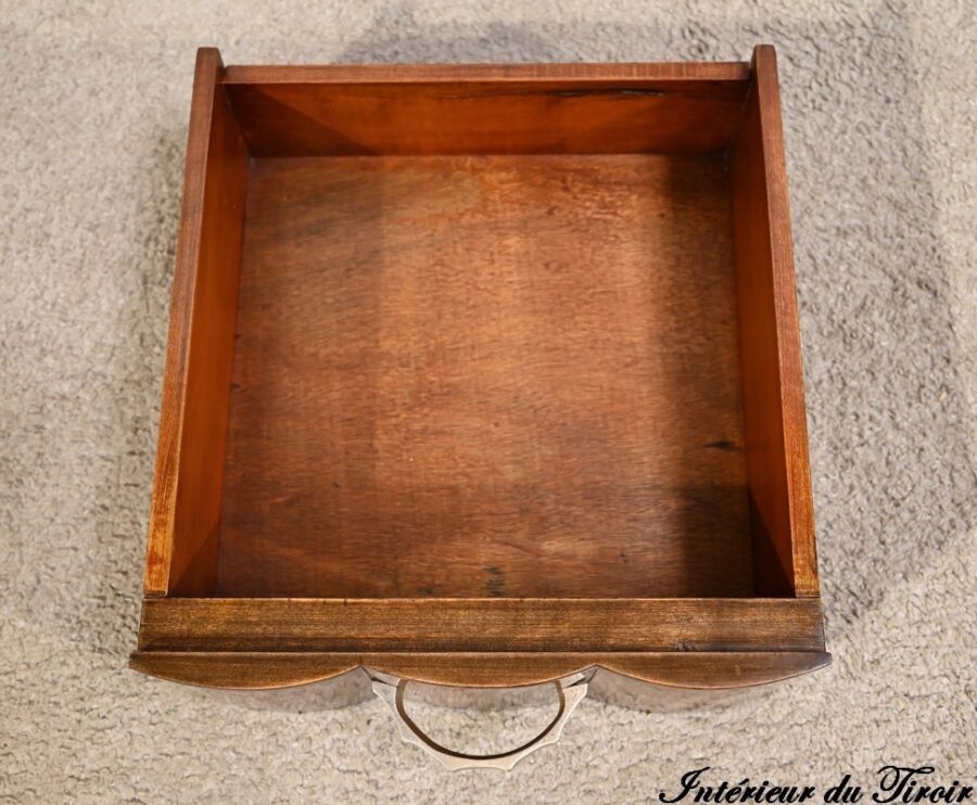 Petite Table de Chevet en Noyer, Art Déco – 1920 – Image 19