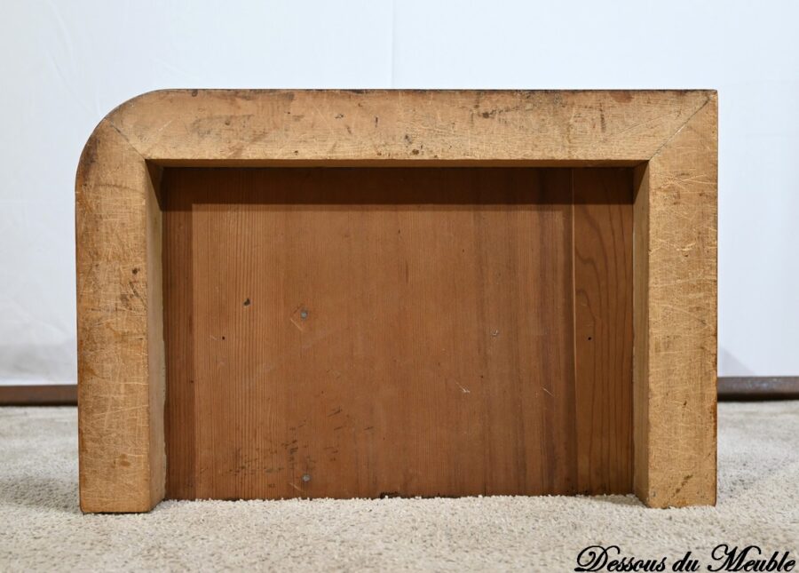Petite Table de Chevet en Noyer, Art Déco – 1920 – Image 27