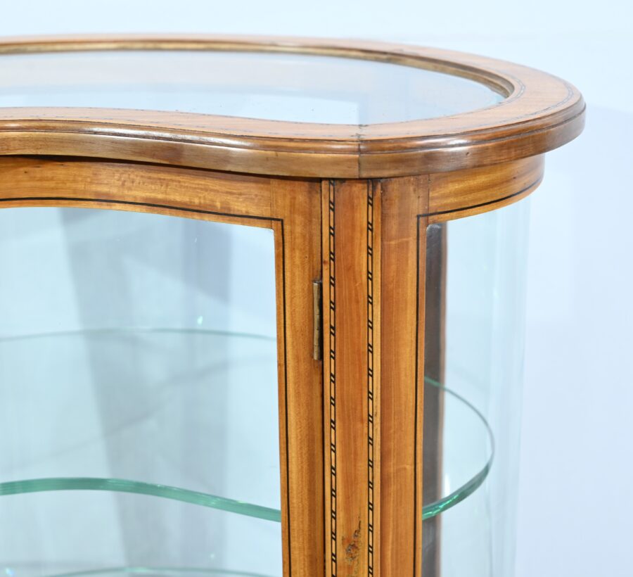 Petite Vitrine Rognon en Acajou Jaune – 1910 – Image 9