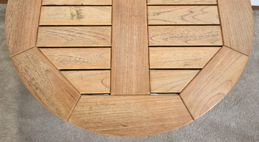 Tables de Bistrot en Frêne, estampillées R.Vlaemynck – Fin XXe – Image 7