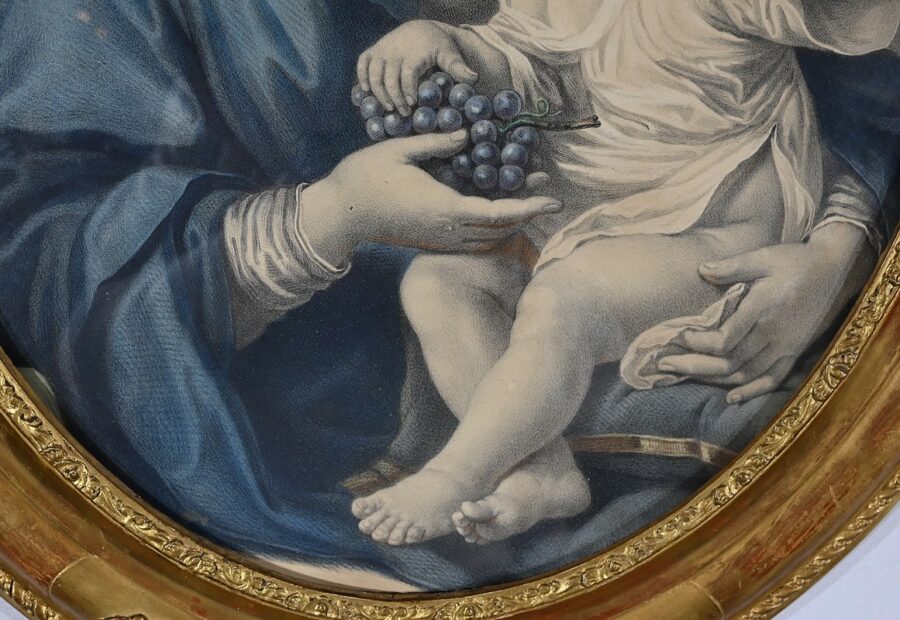 Paire d’Importantes Gravures « L’Immaculée Conception » - Fin XIXe – Image 12
