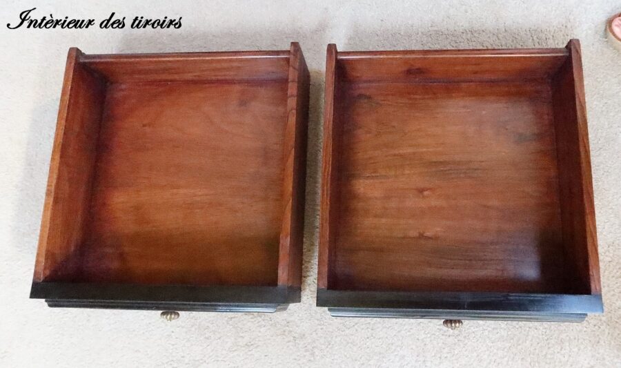 Petit Buffet Deux-Corps en Bois Noirci et Loupe de Thuya, estampillé Gordóvil, goût Renaissance, Espagne – Début XXe – Image 39