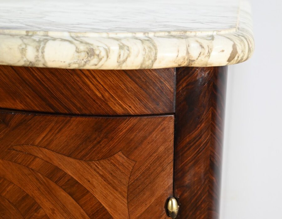 Buffet à Hauteur d’Appui en Bois de Rose et Palissandre, style Louis XV – Début XXe – Image 11