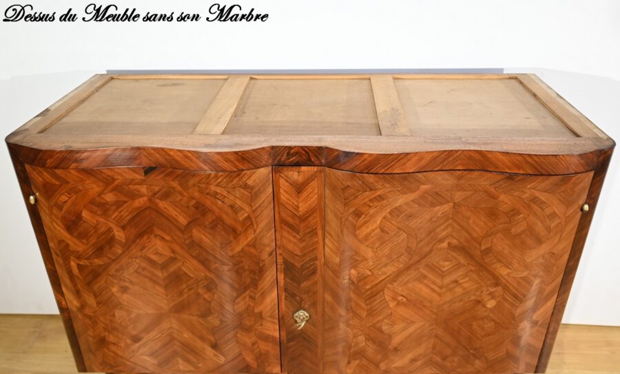 Buffet à Hauteur d’Appui en Bois de Rose et Palissandre, style Louis XV – Début XXe – Image 34