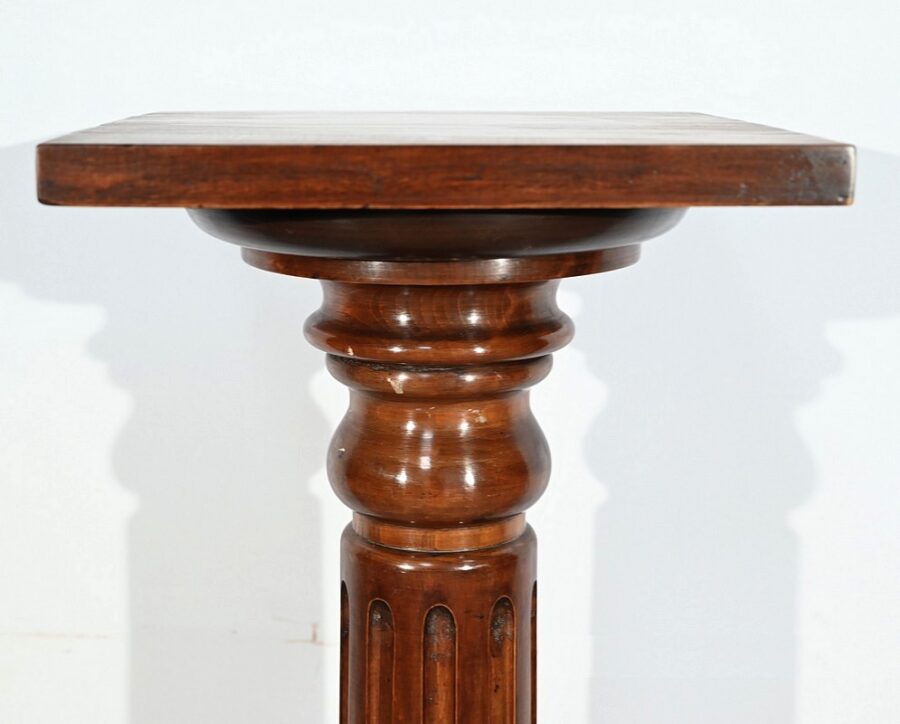 Colonne en Hêtre Massif, style Louis XVI - 1900 – Image 5