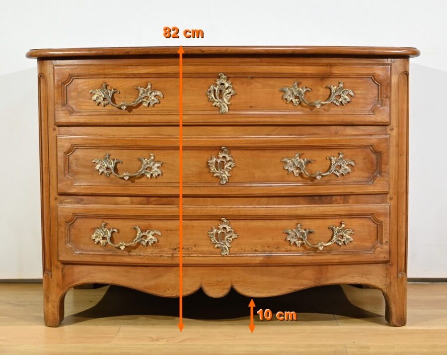 Commode en Merisier Massif, époque Transition Louis XIV / Régence – Début XVIIIe – Image 30