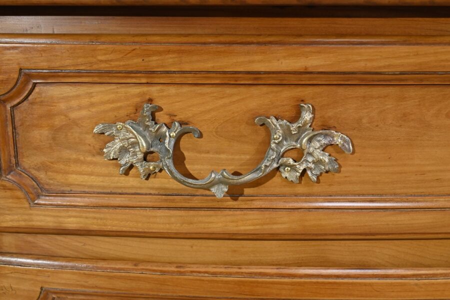 Commode en Merisier Massif, époque Transition Louis XIV / Régence – Début XVIIIe – Image 10