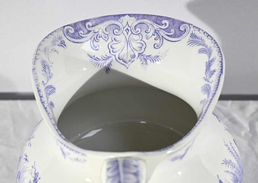 Ensemble de Toilette en Céramique de Sarreguemines, Collection Canards – Fin XIXe – Image 8