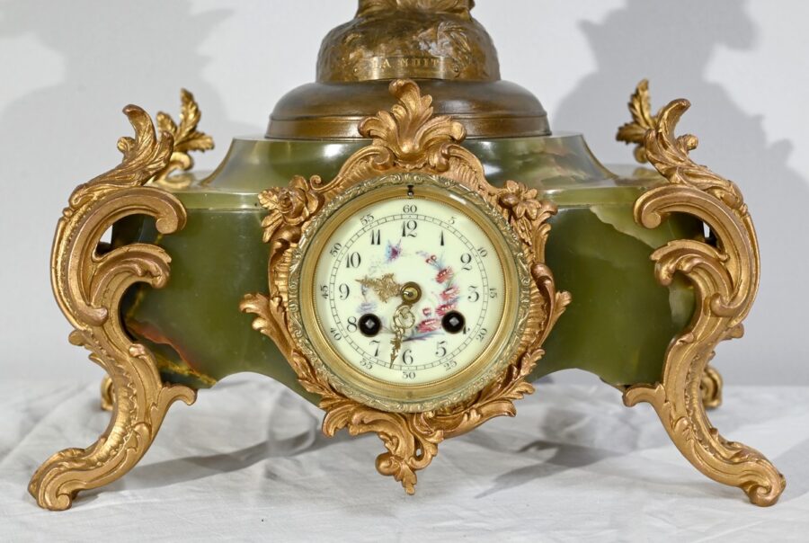 Importante Garniture de Cheminée « La Nuit », signée H.Kossowski II – 1900 – Image 15