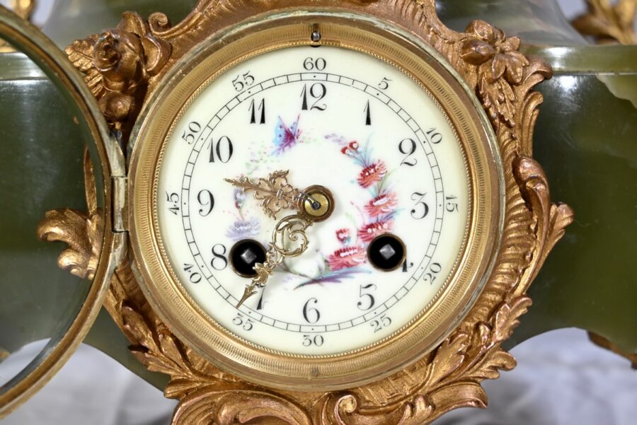 Importante Garniture de Cheminée « La Nuit », signée H.Kossowski II – 1900 – Image 19