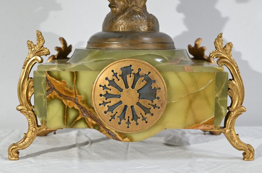 Importante Garniture de Cheminée « La Nuit », signée H.Kossowski II – 1900 – Image 23