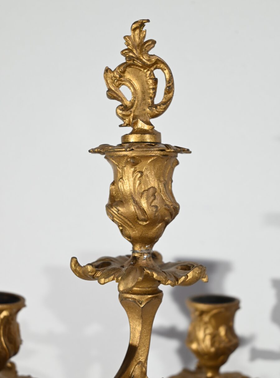Importante Garniture de Cheminée « La Nuit », signée H.Kossowski II – 1900 – Image 28
