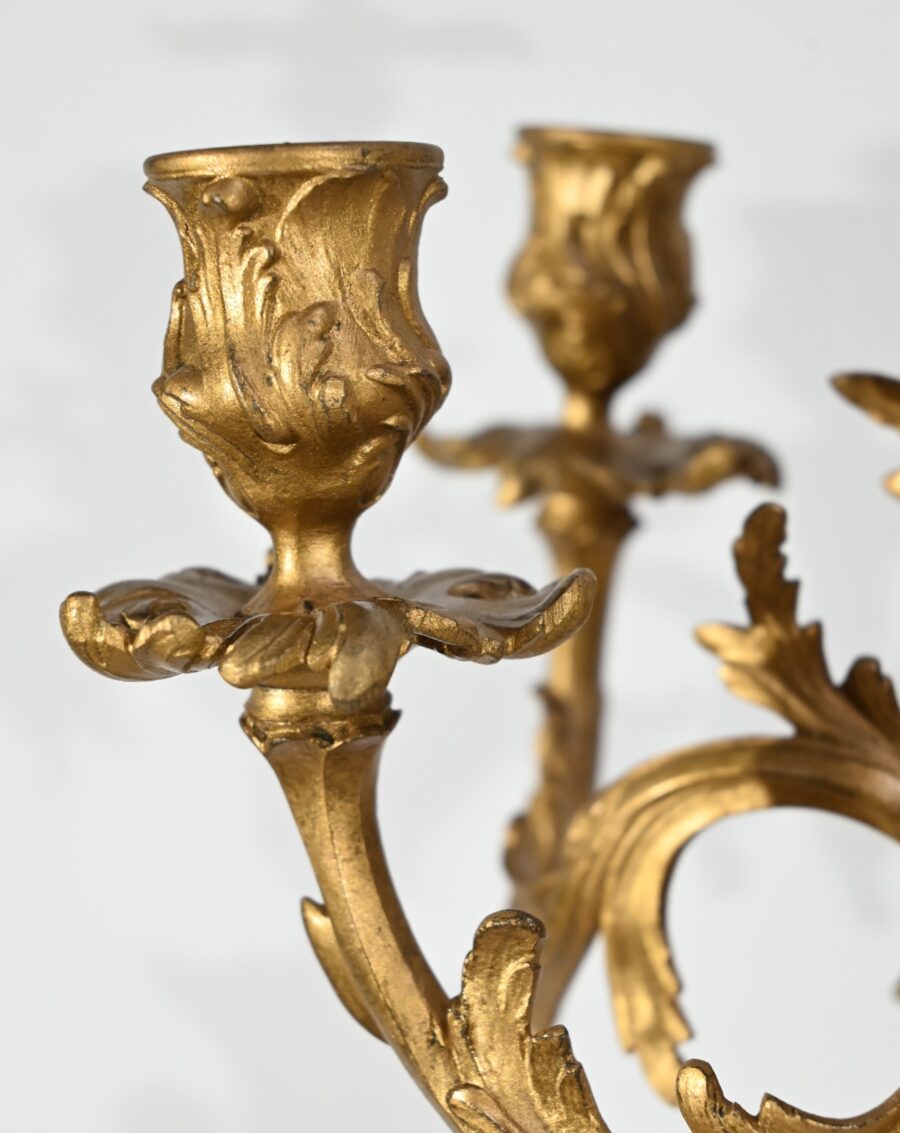 Importante Garniture de Cheminée « La Nuit », signée H.Kossowski II – 1900 – Image 30
