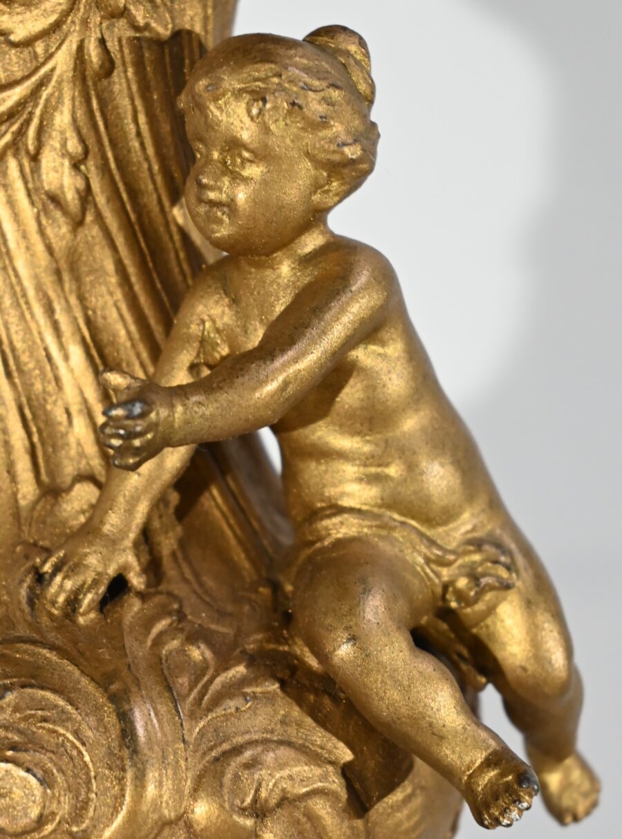 Importante Garniture de Cheminée « La Nuit », signée H.Kossowski II – 1900 – Image 35