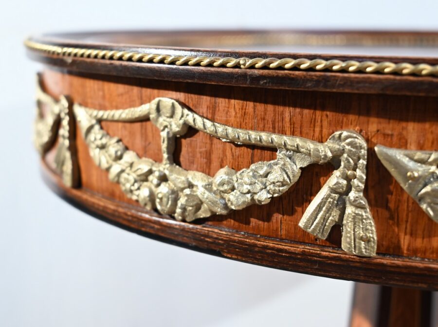 Guéridon en Bois Précieux, style Restauration, époque Napoléon III – Milieu XIXe – Image 11