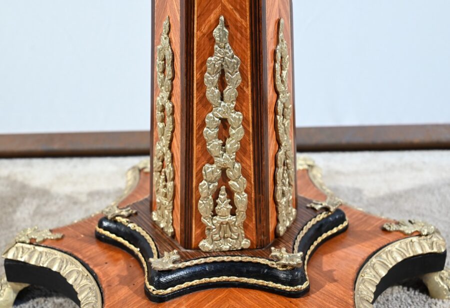 Guéridon en Bois Précieux, style Restauration, époque Napoléon III – Milieu XIXe – Image 14