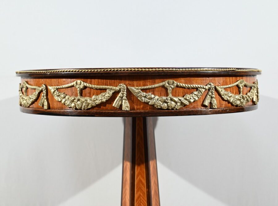 Guéridon en Bois Précieux, style Restauration, époque Napoléon III – Milieu XIXe – Image 9