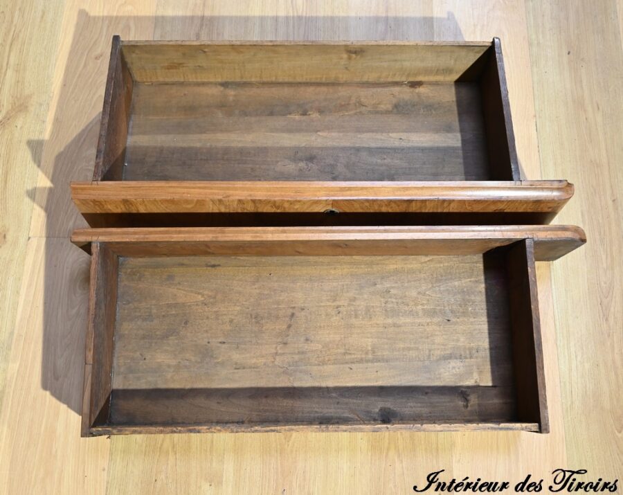 Importante Bibliothèque de Propriété en Noyer, époque Restauration – Début XIXe – Image 19