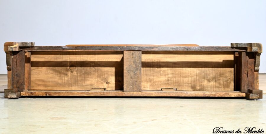 Importante Bibliothèque de Propriété en Noyer, époque Restauration – Début XIXe – Image 30