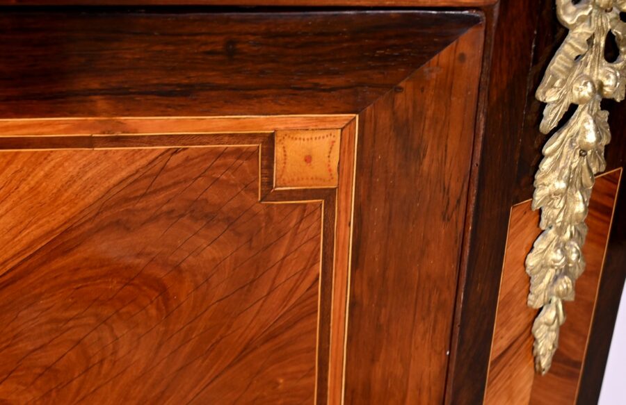 Paire d’Encoignures en Bois Précieux, époque Transition Louis XV/Louis XVI – 2ème Partie XVIIIe – Image 17
