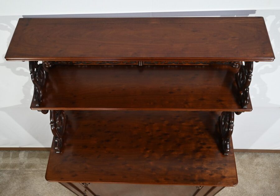 Petit Meuble Desserte de Salon en Acajou, époque Restauration – Début XIXe – Image 6