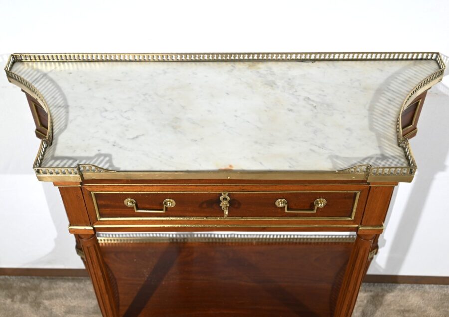 Petite Console en Acajou, époque Louis XVI – Fin XVIIIe – Image 5