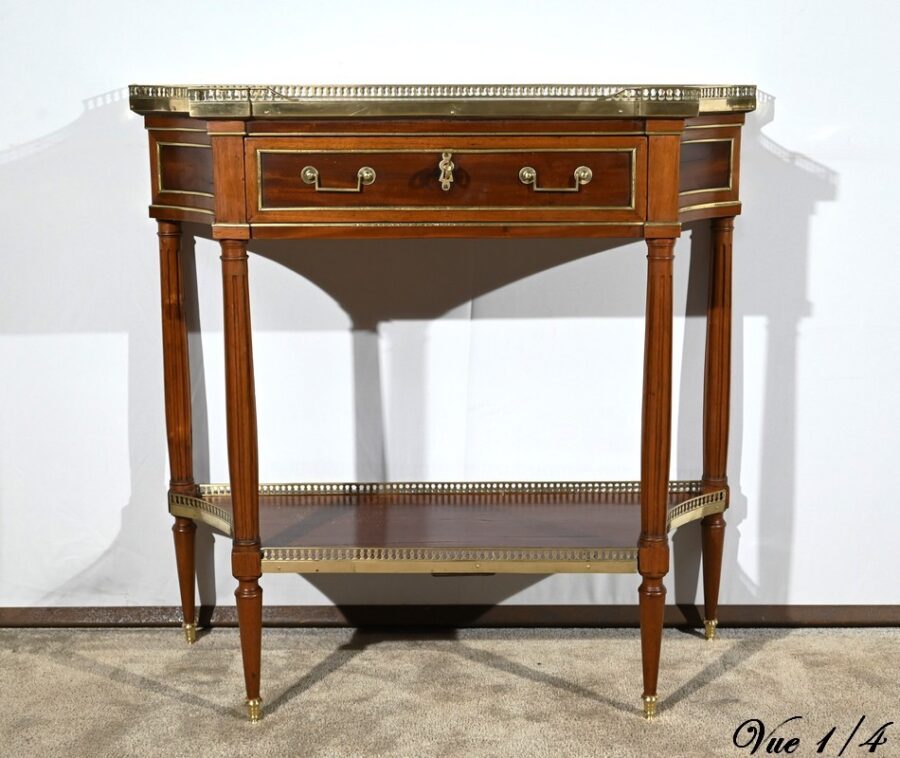 Petite Console en Acajou, époque Louis XVI – Fin XVIIIe – Image 7