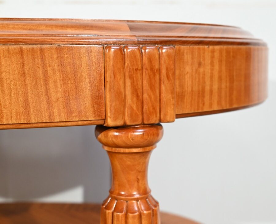 Petite Table en Acajou Clair, Art Déco - 1930 – Image 11